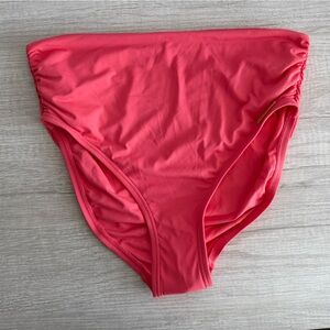 NWOT Vince Camuto Women’s Coral High-Waisted Bikini Bottoms Size Medium